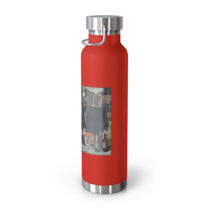 A Bar at the Folies-Bergère by Edouard Manet Copper Vacuum Insulated Bottle, 22oz