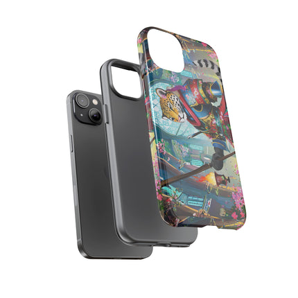 Cyberpunk Leopard Phone Cases