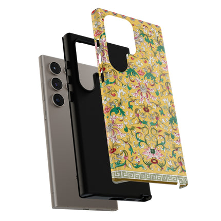 Yellow Botanical Pattern by Owen Jones Phone Cases