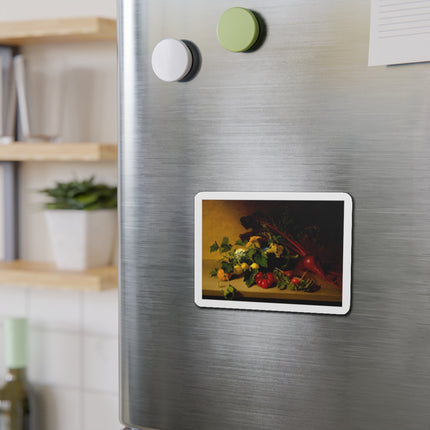 Still Life with Vegetables by James Peale Die-Cut Magnets (5 Sizes)