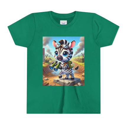 Zebra Lookout Youth Short Sleeve Tee