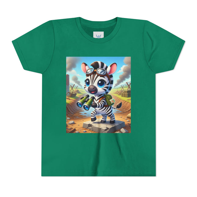 Zebra Lookout Youth Short Sleeve Tee