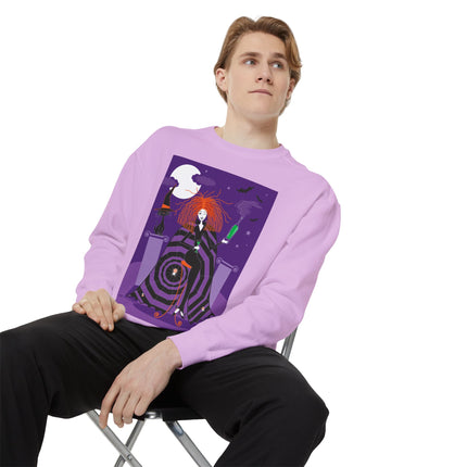 Mystic Elegance Unisex Garment-Dyed Sweatshirt