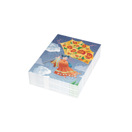 Flight of Blossoms Greeting Cards (1, 10, 30, and 50pcs)