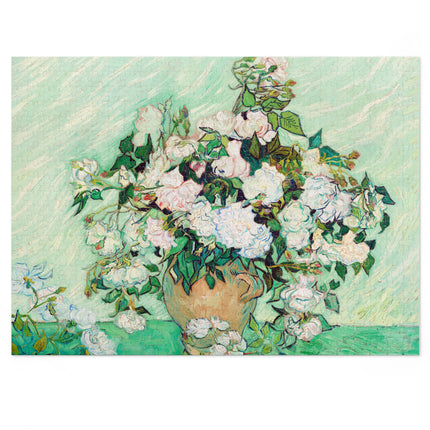 Roses by Vincent Van Gogh Puzzle (30, 110, 252, 500-Piece)