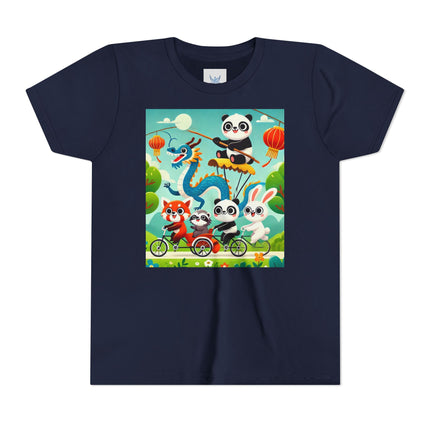 Rolling Along Together Youth Short Sleeve Tee