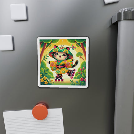 Firefly Dance on Wheels Die-Cut Magnets (5 Sizes)