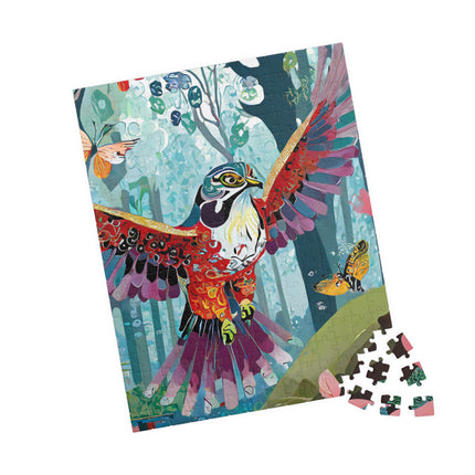 A Colorful Raptor Puzzle (110, 252, 520, 1014-piece)