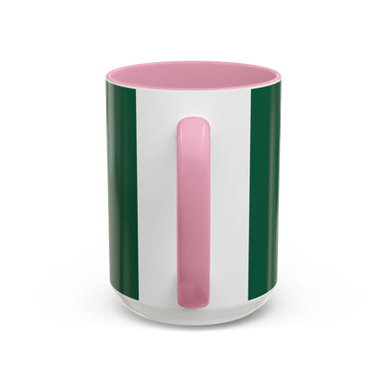 🖤🔥 The Lady Of The Christmas Hearth Colorful Mug – Art Deco Holiday Elegance