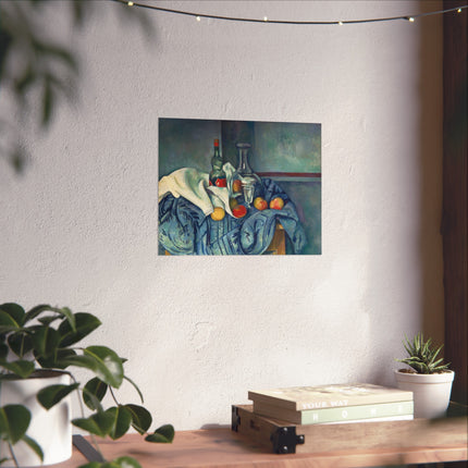 The Peppermint Bottle by Paul Cézanne Matte Horizontal Posters
