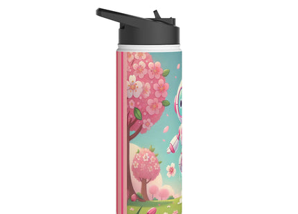 Sakura Sentinel Stainless Steel Water Bottle, Standard Lid