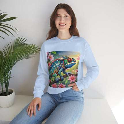 Camouflage Chameleon Unisex Heavy Blend™ Crewneck Sweatshirt