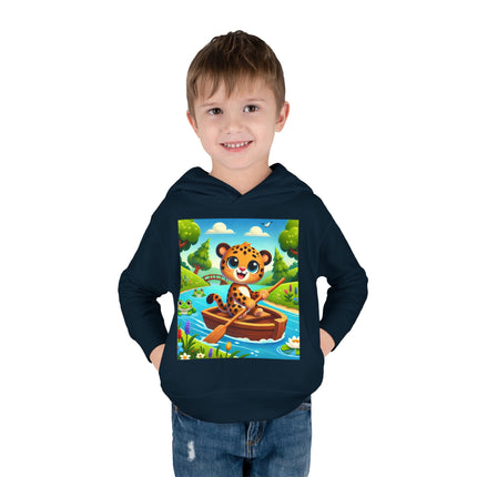 Little Explorer on the River Toddler Pullover Fleece Hoodie
