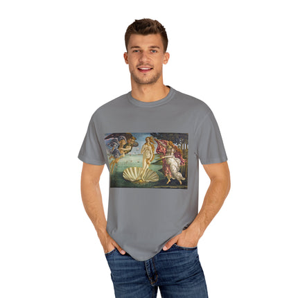 Birth of Venus by Sandro Botticelli Unisex Garment-Dyed T-shirt
