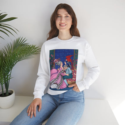The Jealous Parrot by George Barbier Heavy Blend™ Crewneck Sweatshirt