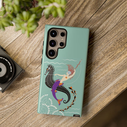 Mermaid on Seahorse Phone Case – Mythic Ocean Grace