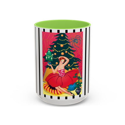 Art Deco Christmas Enchantment Colorful Mugs (11oz, 15oz)