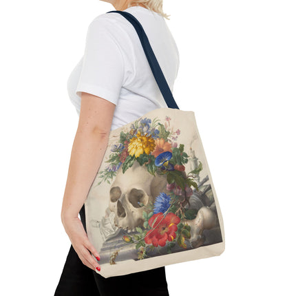 Vanitas Still Life by Herman Henstenburgh Tote Bag (AOP)
