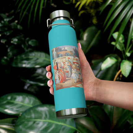 Off with her head! Off with— by Sir John Tenniel Copper Vacuum Insulated Bottle, 22oz