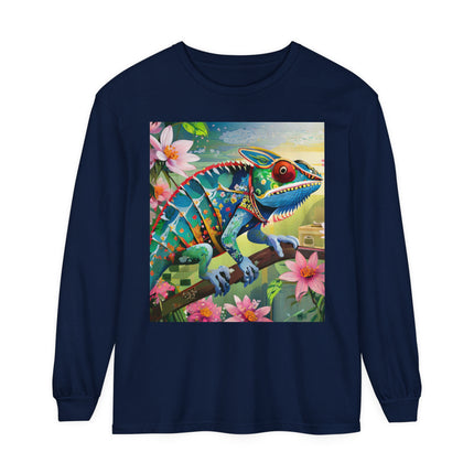Camouflage Chameleon Long Sleeve T-Shirt