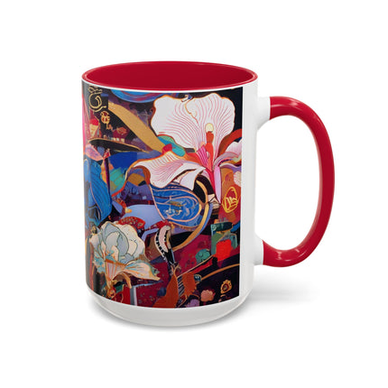 Ethereal Irises Colorful Mugs (11oz, 15oz)