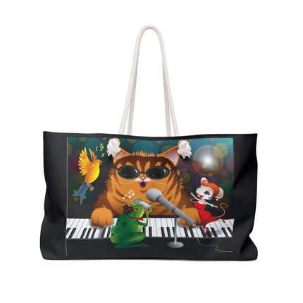 Jazz Cat Jam Weekender Bag