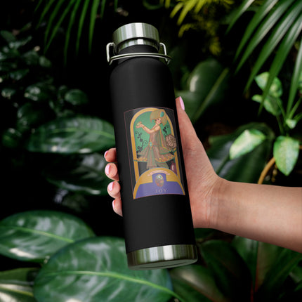 October & Opal, Tourmaline (from the Gem Series) by Sofia Chiostri Copper Vacuum Insulated Bottle, 22oz