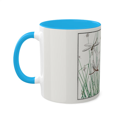 Dragonflies by Morimoto Toko Colorful Mugs, 11oz