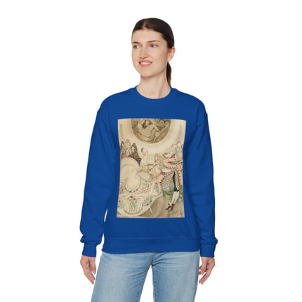 Sur talons rouges (On Red Heels) pl 01 by Gerda Wegener Heavy Blend™ Crewneck Sweatshirt
