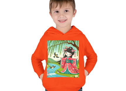 Sparrow Dance Geisha Fairy Toddler Pullover Fleece Hoodie