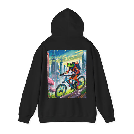 Cyberpunk Frog – Heavy Blend™ Hooded Sweatshirt