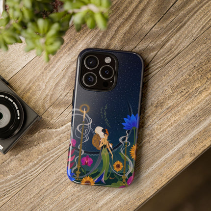🌙🕯️ The Lady Of The Midnight Garden Phone Case – Art Deco Nocturne