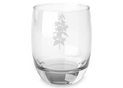 Bellflower botanical illustration by Pierre-Joseph Redouté Whiskey Glass