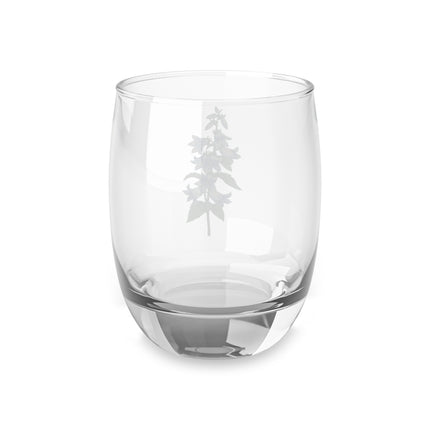 Bellflower botanical illustration by Pierre-Joseph Redouté Whiskey Glass