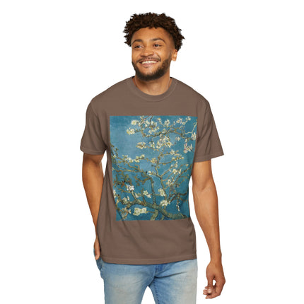 Almond Blossom by Vincent van Gogh Unisex Garment-Dyed T-shirt