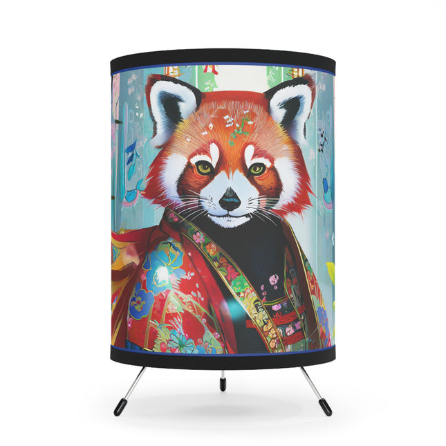 Cybernetic Red Panda Tripod Lamp