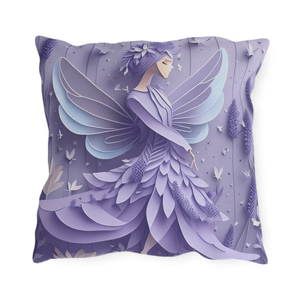 Lavender Fairy Outdoor Pillows