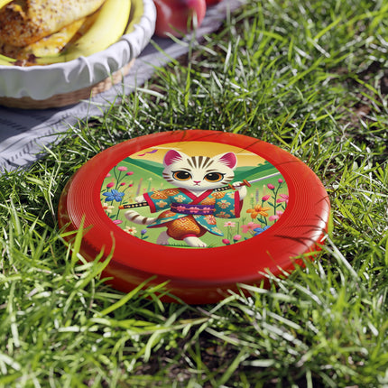 Samurai Kitten Wham-O Frisbee – Bold Strides & Honorable Blades