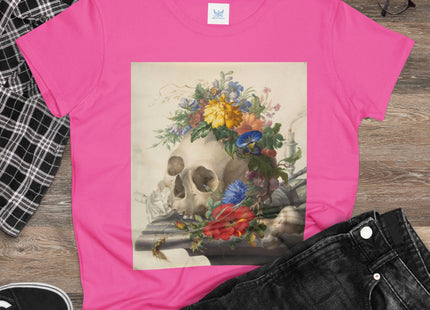 Vanitas Still Life by Herman Henstenburgh Women's Midweight Cotton Tee