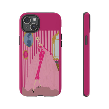 Lady in Pink Phone Case – Graceful Sophistication