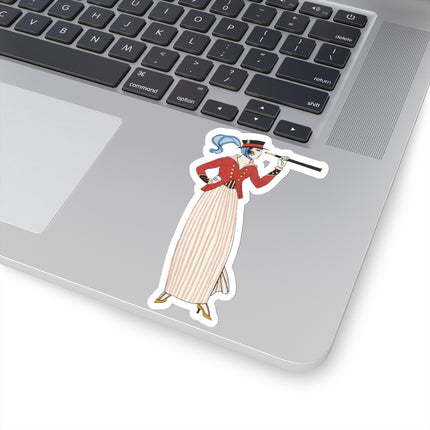 Costume de Yacht by George Barbier Kiss-Cut Stickers (4 Sizes)