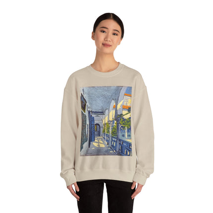 Gallery of a Moroccan Riad by George Gaudion Heavy Blend™ Crewneck Sweatshirt