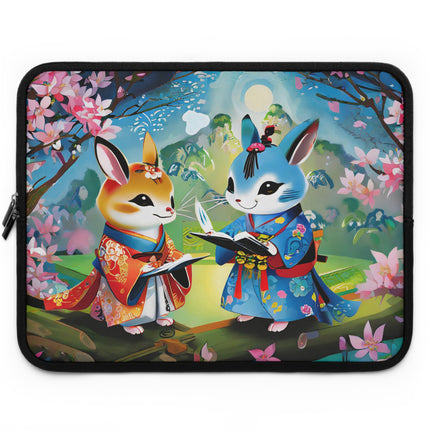 Fairy Animals Writing Wishes Laptop Sleeve