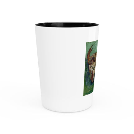Crab on its Back by Vincent Van Gogh Ceramic Shot Glass