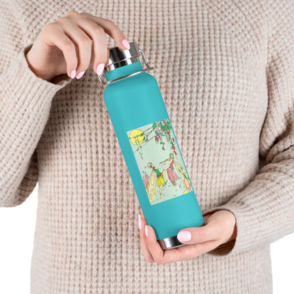 Moonlit Dance of Enchanting Fairies Copper Vacuum Insulated Bottle, 22 oz