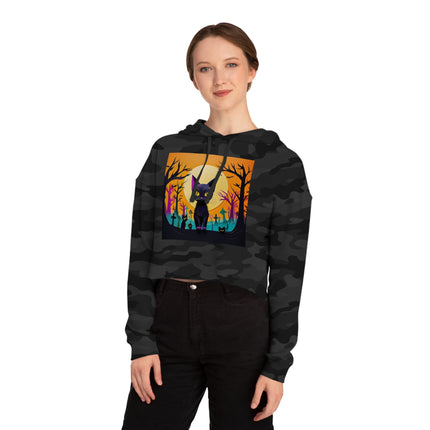 Phantom Parade Women’s Cropped Hooded Sweatshirt