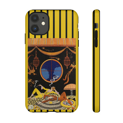 Falbalas et fanfreluches La paresse (Laziness) by George Barbier Phone Cases