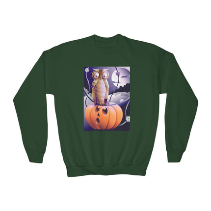 The Startled Pumpkin Youth Crewneck Sweatshirt