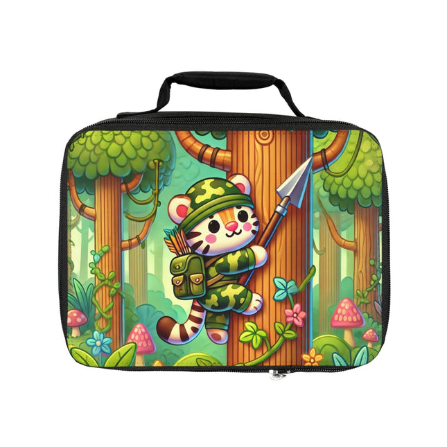 Stealthy Stripes Lunch Bag – Jungle Camo & Silent Hunter