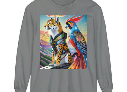 Cybernetic Duets Garment-dyed Long Sleeve T-Shirt